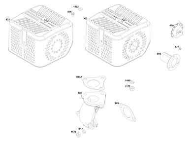 Part Location Diagram of 84005121 Briggs and Stratton SCREW
